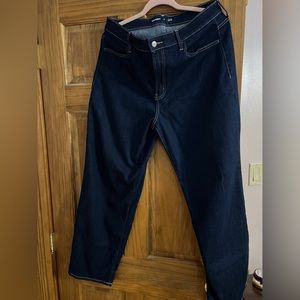 Dark wash denim jeans-size 14